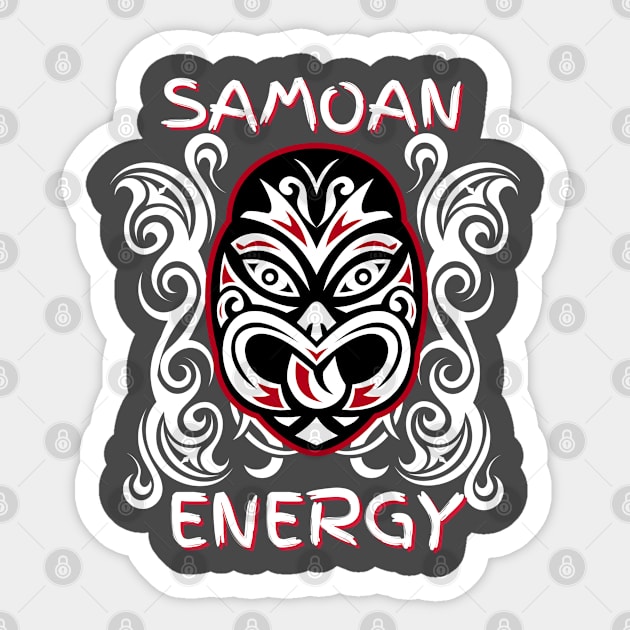 Samoan Energy Sticker by J_Joseph_Designs